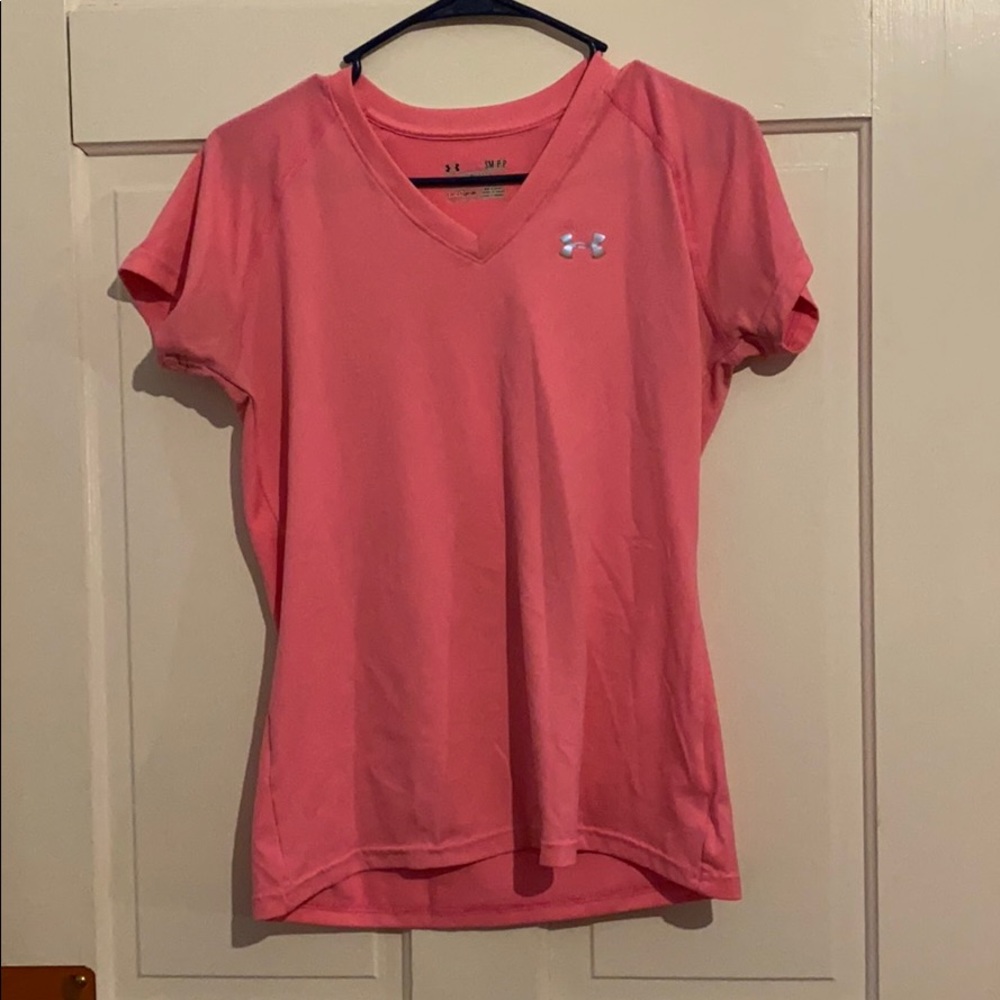 Hot pink under armour top